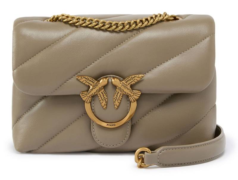 PINKO Umhängetasche Mini CL Sheep Nappa, aus echtem Schafsleder von PINKO