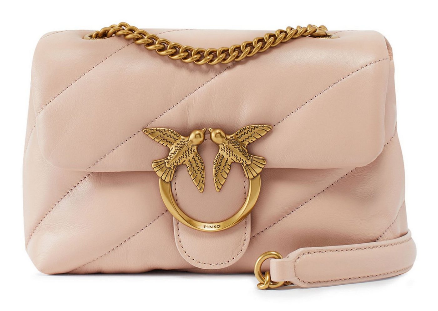 PINKO Umhängetasche Mini CL Sheep Nappa, aus echtem Schafsleder von PINKO