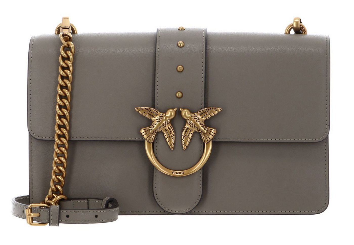 PINKO Umhängetasche Classic ST. CL., aus echtem Rindsleder von PINKO
