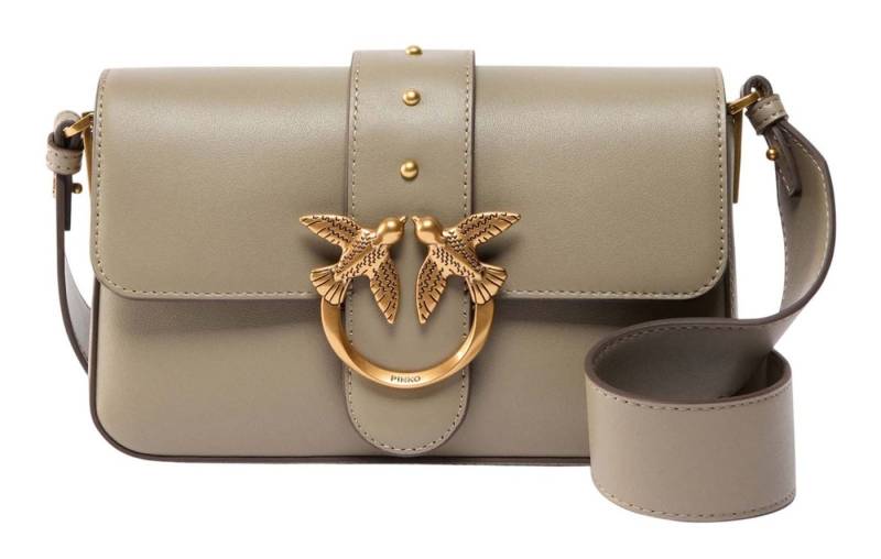 PINKO Umhängetasche Mini Slouchy FL, aus echtem Rindsleder von PINKO