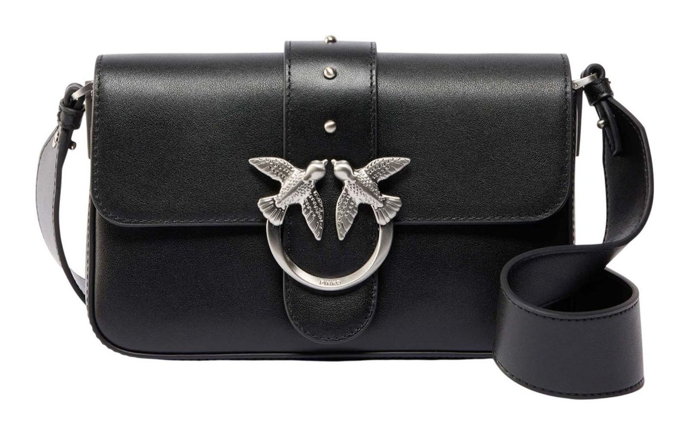PINKO Umhängetasche Mini Slouchy FL, aus echtem Rindsleder von PINKO