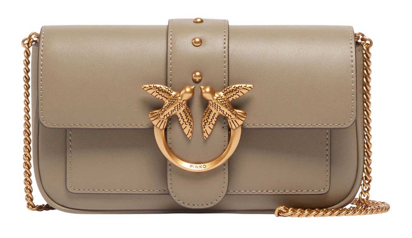 PINKO Umhängetasche Pocket C, aus echtem Rindsleder von PINKO