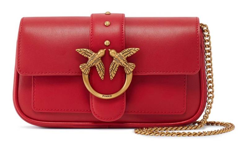 PINKO Umhängetasche Pocket C, aus echtem Rindsleder von PINKO