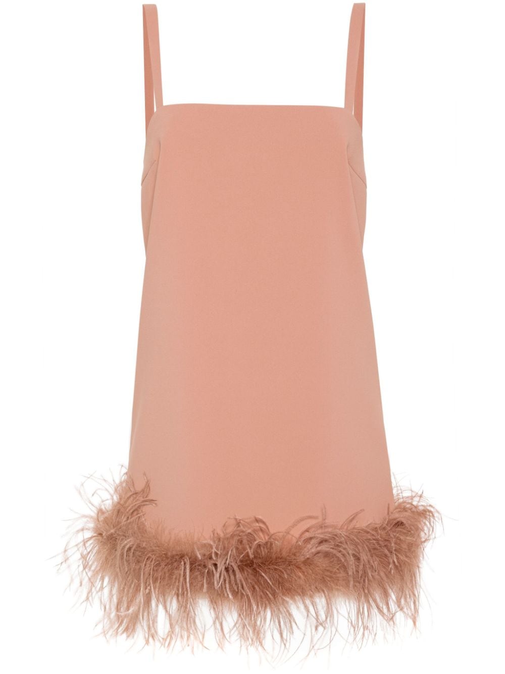 PINKO Minikleid mit Federbesatz - Nude von PINKO