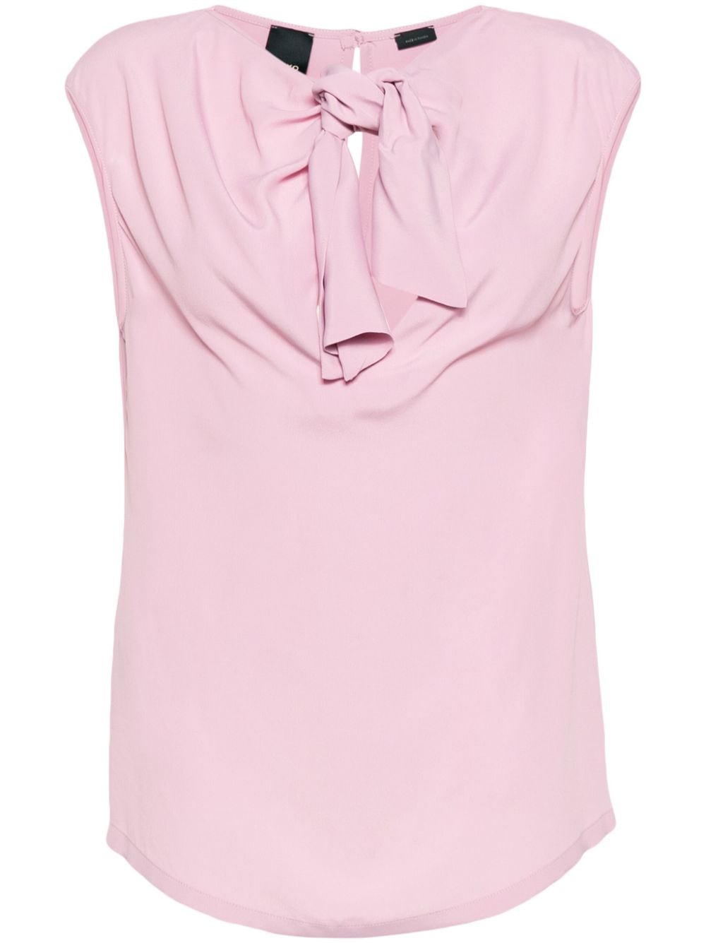 PINKO Bluse mit Knoten - Rosa von PINKO