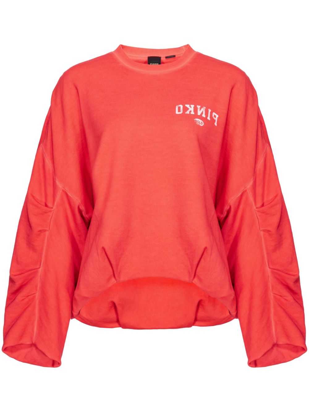 PINKO Sweatshirt mit Logo-Print - Rot von PINKO