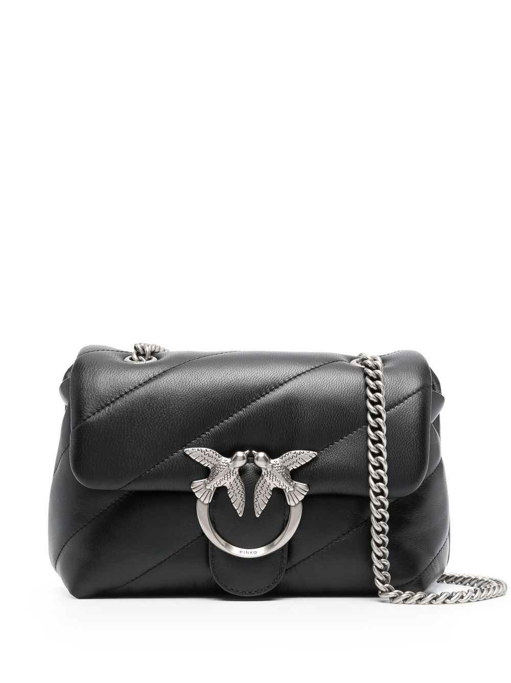 PINKO Mini Love Puff Schultertasche - Schwarz von PINKO