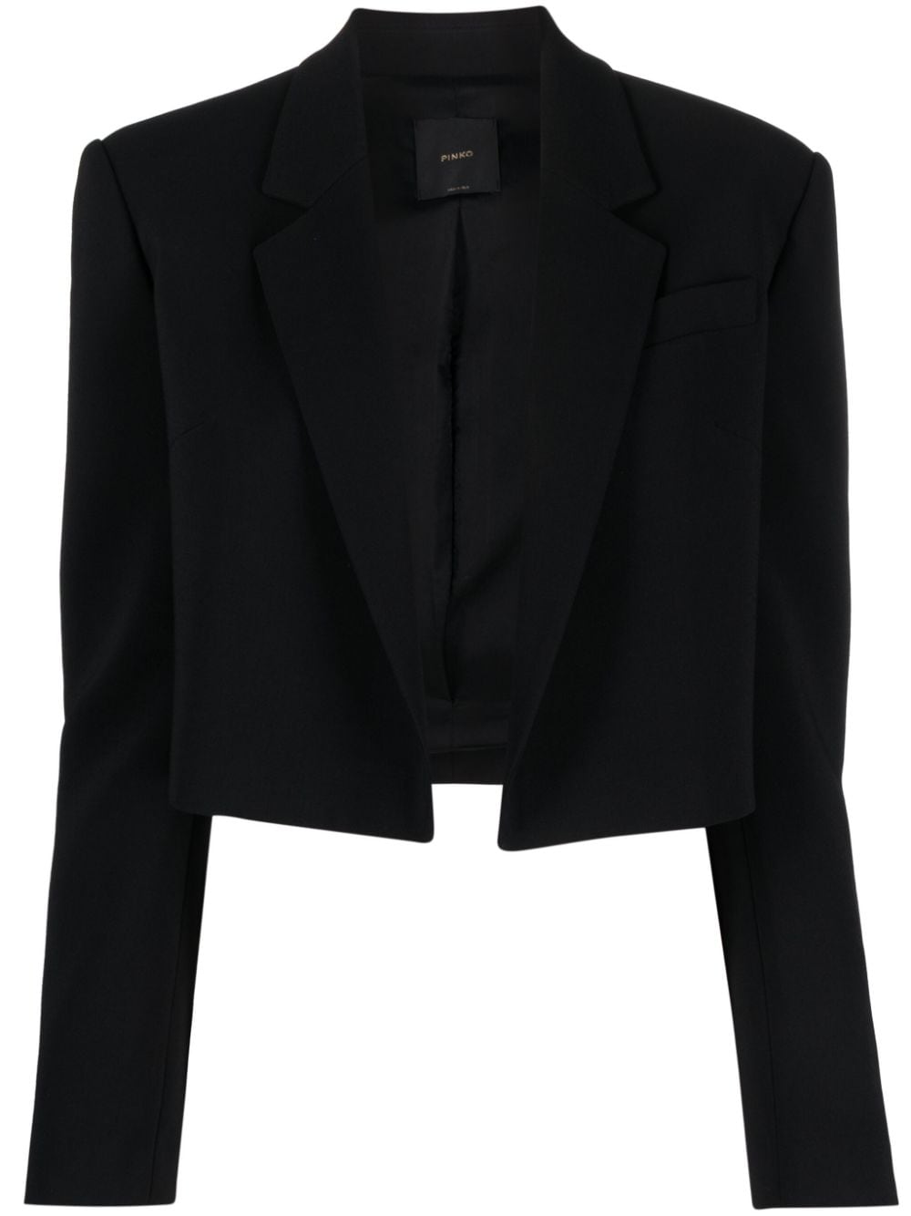 PINKO Klassischer Cropped-Blazer - Schwarz von PINKO