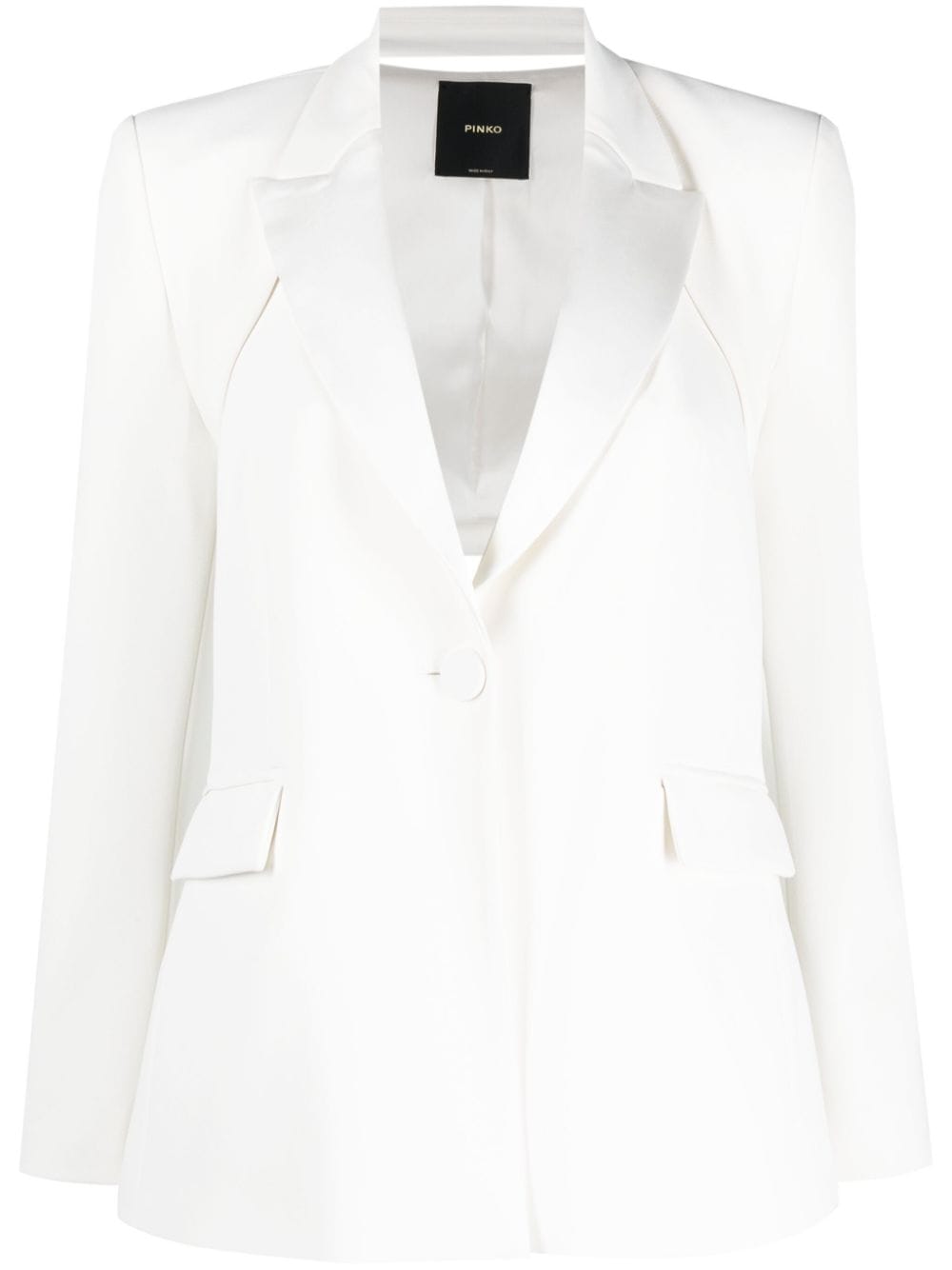 PINKO Blazer mit steigendem Revers - Weiß von PINKO