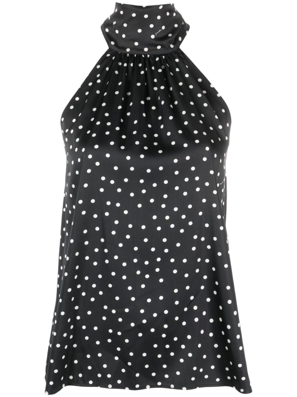 PINKO Ausgestelltes Neckholder-Top - Schwarz von PINKO