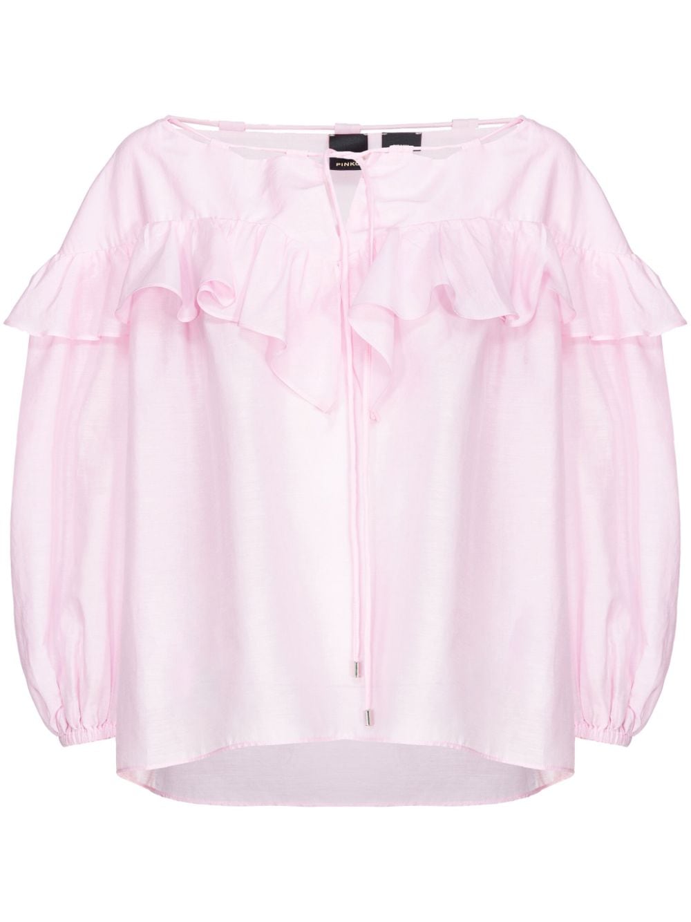 PINKO Bluse mit Rüschen - Rosa von PINKO