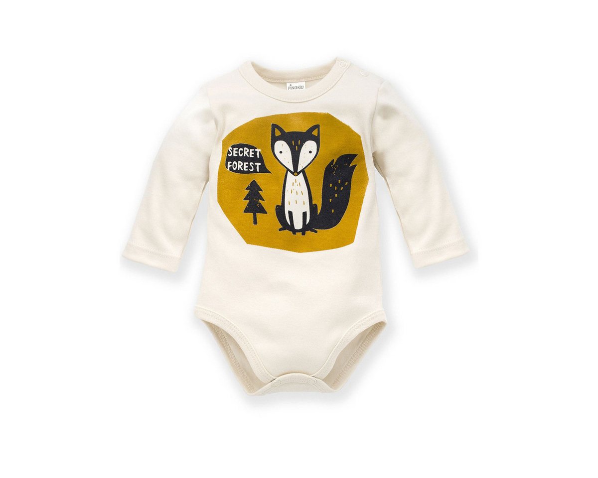 PINOKIO Langarmbody Fuchs Unisex Kinder (1-tlg) Langarm Einteiler, Body, Longsleeve-Body, Bodysuit, Stretchbody von PINOKIO