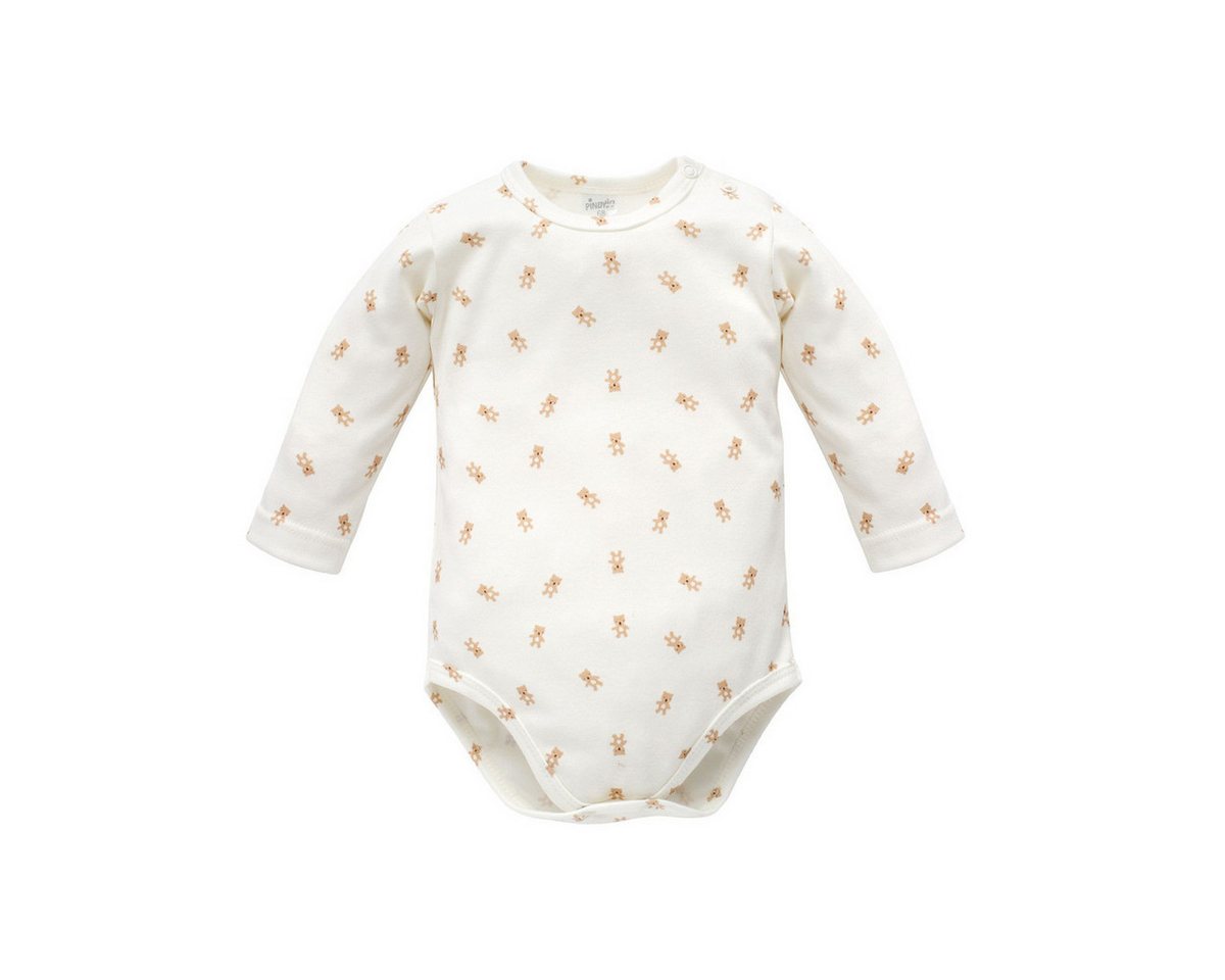 PINOKIO Langarmbody Teddybär Unisex Kinder (1-tlg) Langarm Einteiler, Body, Longsleeve-Body, Bodysuit, Stretchbody von PINOKIO