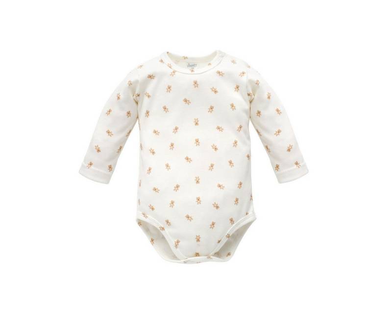 PINOKIO Langarmbody Teddybär Unisex Kinder (1-tlg) Langarm Einteiler, Body, Longsleeve-Body, Bodysuit, Stretchbody von PINOKIO