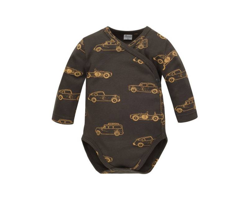 PINOKIO Langarmwickelbody Auto Unisex Kinder (1-tlg) Langarm Einteiler, Body, Longsleeve-Body, Bodysuit, Stretchbody von PINOKIO