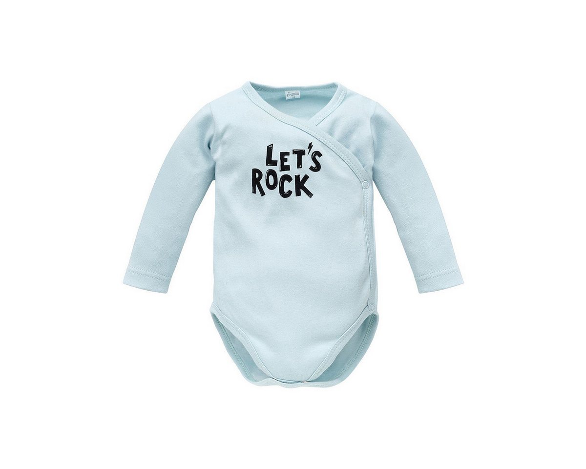 PINOKIO Langarmwickelbody Let's rock Unisex Kinder (1-tlg) Langarm Einteiler, Body, Longsleeve-Body, Bodysuit, Stretchbody von PINOKIO