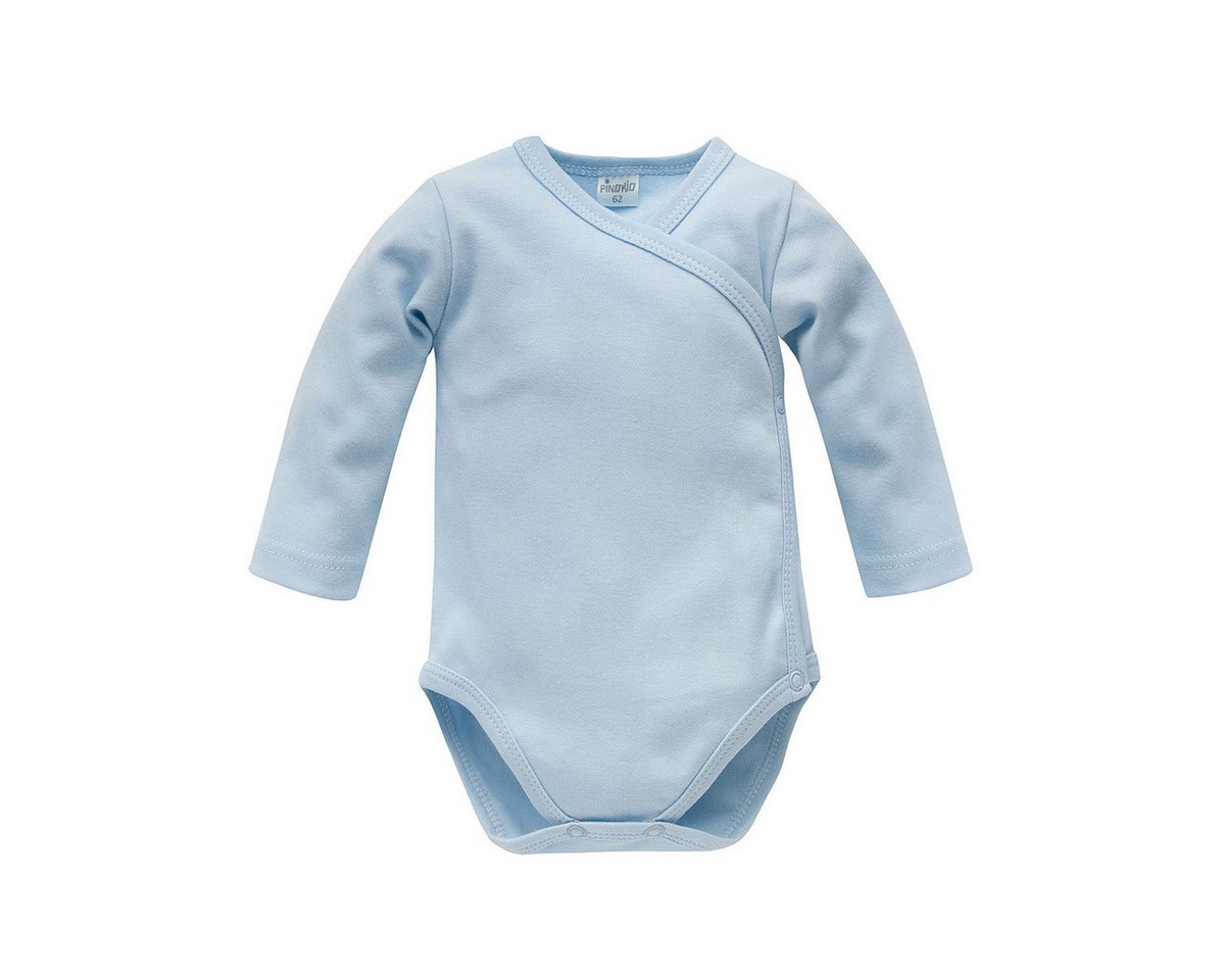 PINOKIO Langarmwickelbody Lovely Day Unisex Kinder (1-tlg) Langarm Einteiler, Body, Longsleeve-Body, Bodysuit, Stretchbody von PINOKIO