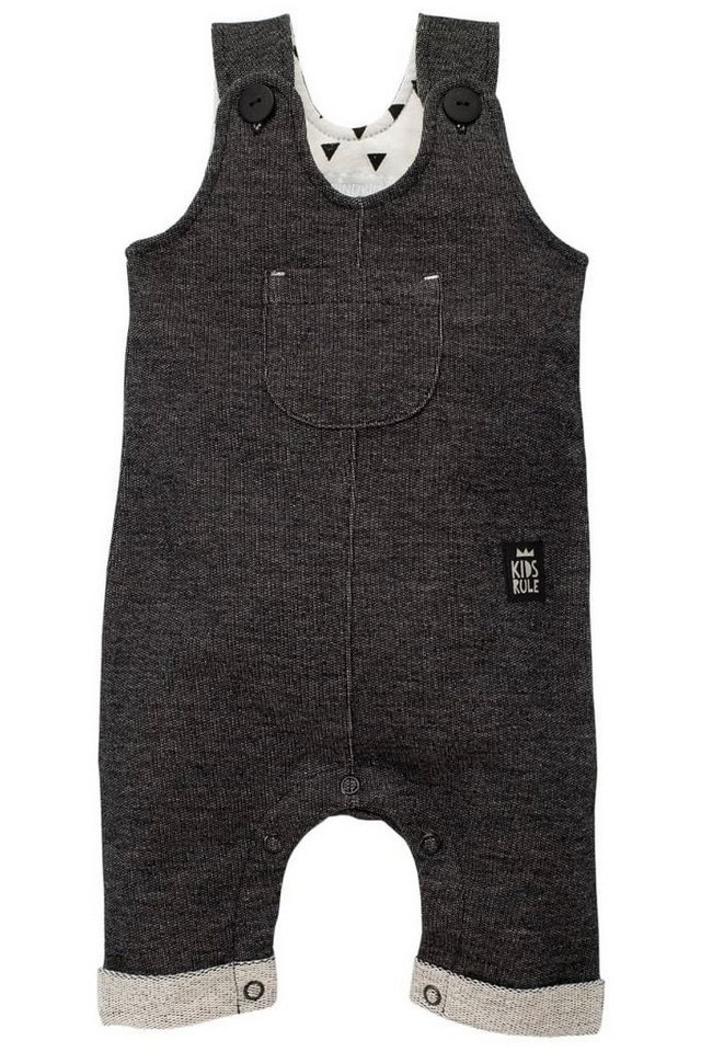 PINOKIO Latzhose Latzhose strukturiert mit kontraststarkem Beinumschlag »Trägerhose (1-tlg) Brusttasche & Patch von PINOKIO