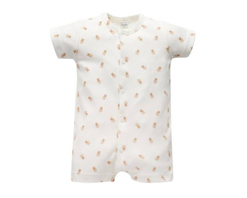 PINOKIO Spieler Teddybär Unisex Kinder Sommerstrampler, Einteiler, Babyanzug, Kurzarm-Strampler, Overall von PINOKIO