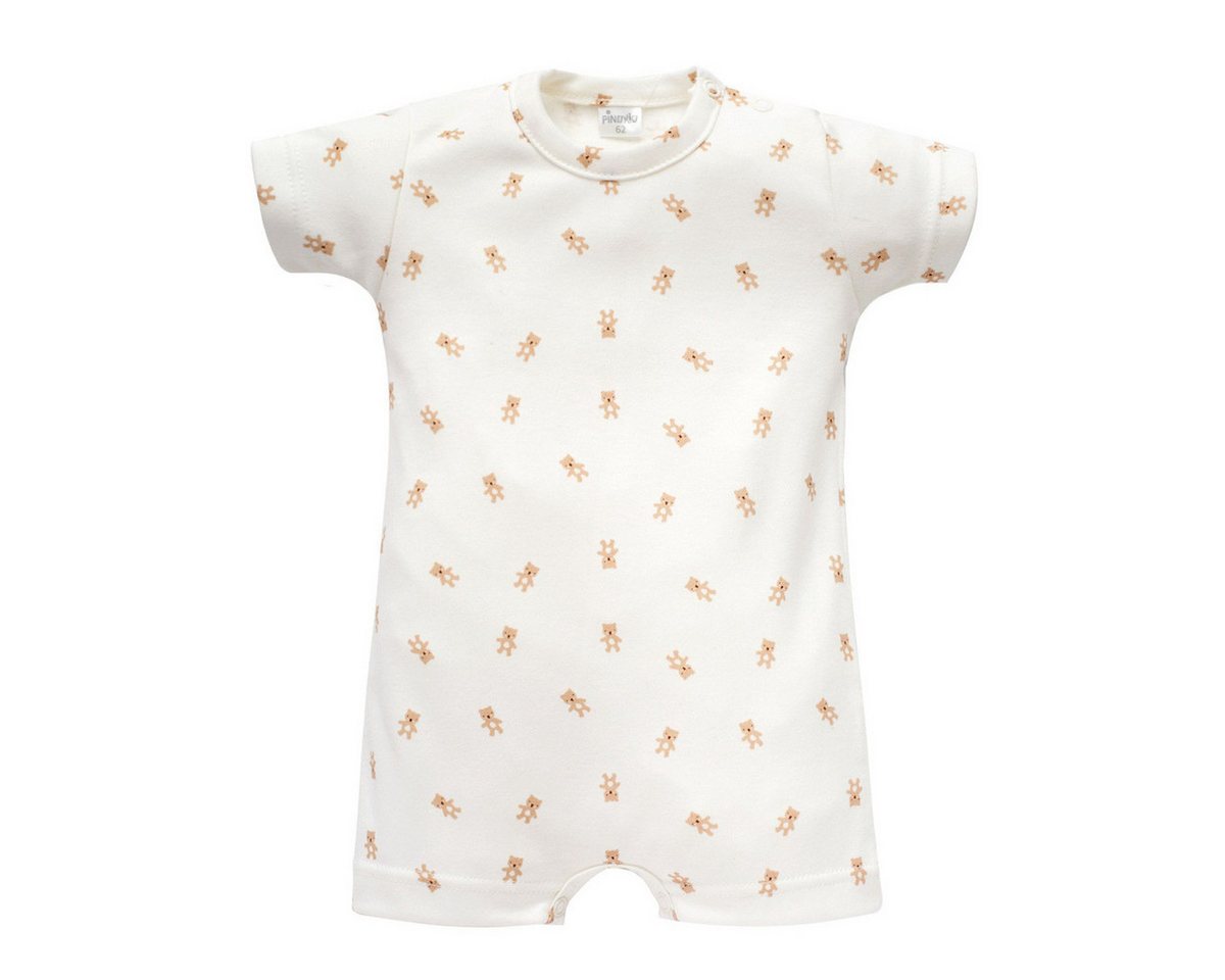 PINOKIO Spieler Teddybär Unisex Kinder Sommerstrampler, Einteiler, Babyanzug, Kurzarm-Strampler, Overall von PINOKIO