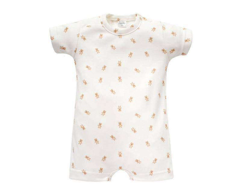 PINOKIO Spieler Teddybär Unisex Kinder Sommerstrampler, Einteiler, Babyanzug, Kurzarm-Strampler, Overall von PINOKIO