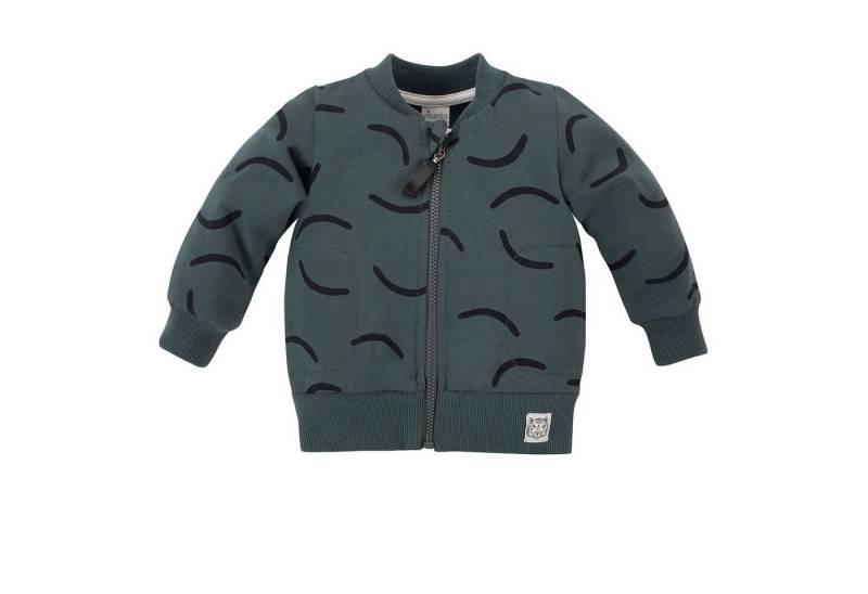 PINOKIO Sweatjacke Tiger Sweatjacke Oberteil langarm, Babys & Kinder (1-tlg) Tigerstreifen, sportlich, Rippbündchen, Reißverschluss mit Kinnschutz von PINOKIO