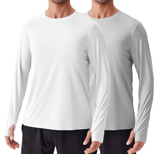 PINSPARK 2er Pack Sport Tshirts Herren UPF 50+ UV Schutz Schnelltrocknend Funktionsshirt Atmungsaktiv Langarmshirt Running Fitness Outdoor Surfen Rashguard Schwimmen Hellgrau S PINSPARK 2er Pack Sport Tshirts Herren UPF 50+ UV Schutz Schnelltrocknend Funktionsshirt Atmungsaktiv Langarmshirt Running Fitness Outdoor Surfen Rashguard Schwimmen Hellgrau S von PINSPARK