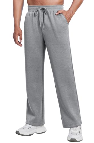 PINSPARK Herren Jogginghose Winter Fleece Trainingshose Sweathose Lange Thermo Warme Sporthose mit Taschen von PINSPARK