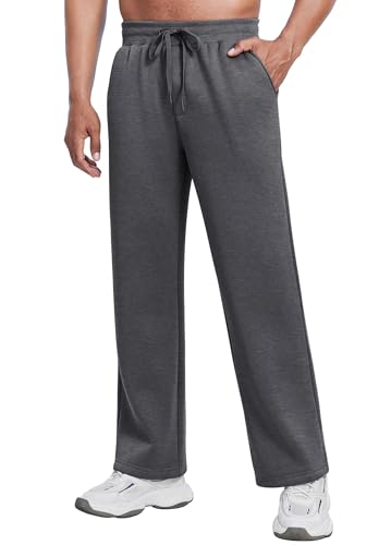 PINSPARK Herren Jogginghose Winter Fleece Trainingshose Sweathose Lange Thermo Warme Sporthose mit Taschen von PINSPARK
