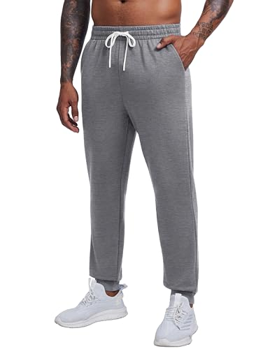 PINSPARK Hosen Herren Jogginghose Schnelltrocknend Lang Sporthose Winter Baumwolle Freizeithose Fitness Wandern Funktionshose Leichte Weich Trainingshose Mittelgrau XL PINSPARK Hosen Herren Jogginghose Schnelltrocknend Lang Sporthose Winter Baumwolle Freizeithose Fitness Wandern Funktionshose Leichte Weich Trainingshose Mittelgrau XL von PINSPARK