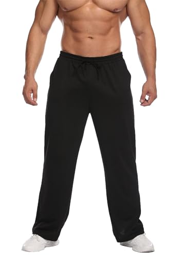 PINSPARK Jogginghosen Herren Lange Sport Hose Baumwolle Jogger Schnelltrocknend Sweatpants Sporthose Fitness Loose Fit Hosen Männer Schwarz L PINSPARK Jogginghosen Herren Lange Sport Hose Baumwolle Jogger Schnelltrocknend Sweatpants Sporthose Fitness Loose Fit Hosen Männer Schwarz L von PINSPARK