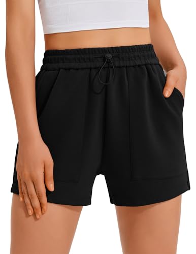 PINSPARK Kurze Hose Damen Sport Shorts Sommer Laufhose Hohe Taille Laufshorts mit Taschen Sporthose Schnelltrockene Wanderhose Running Shorts für Fitness Gym Yoga Schwarz M PINSPARK Kurze Hose Damen Sport Shorts Sommer Laufhose Hohe Taille Laufshorts mit Taschen Sporthose Schnelltrockene Wanderhose Running Shorts für Fitness Gym Yoga Schwarz M von PINSPARK