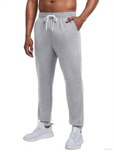 PINSPARK Sporthose Herren Lang Jogginghose Schnelltrocknend Trainingshose Sommer Atmungsaktiv Baumwolle Sweatpants Fitness Funktionshose Yoga Freizeithose Hellgrau m PINSPARK Sporthose Herren Lang Jogginghose Schnelltrocknend Trainingshose Sommer Atmungsaktiv Baumwolle Sweatpants Fitness Funktionshose Yoga Freizeithose Hellgrau m von PINSPARK
