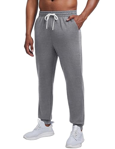 PINSPARK Trainingshose Herren Baumwolle Jogginghose Frühling Leichte Sporthose Fitness Wandern Funktionshose Lang Gym Hose Weich Outdoor Freizeithose Mittelgrau s PINSPARK Trainingshose Herren Baumwolle Jogginghose Frühling Leichte Sporthose Fitness Wandern Funktionshose Lang Gym Hose Weich Outdoor Freizeithose Mittelgrau s von PINSPARK