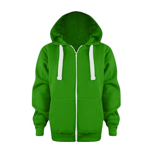 Jacke Kinder Jungen Zip Up Hoodie Sweatjacke Kapuzenjacke Kapuzenpullover Langarm Pullover Hoody Sweatshirt Mit Reißverschluss Kinder Kapuzenjacke Hoodie Kapuzen Sweaterjacke Pullover Mädchen Casual von PINTUTU