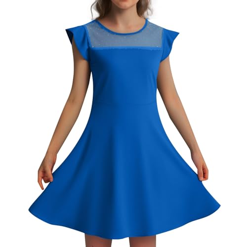 Mädchen Sommer Kleid - Flatterärmel Kinder Sommer Elegant Festliche Kleid A-Linie Freizeitkleid Swingkleid Partykleider Kinder Festlicheskleid 4-11 Jahre Mädchen Sommer Kleid - Flatterärmel Kinder Sommer Elegant Festliche Kleid A-Linie Freizeitkleid Swingkleid Partykleider Kinder Festlicheskleid 4-11 Jahre von PINTUTU