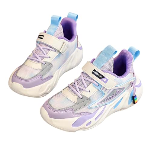 PINTUTU Mädchen Turnschuhe Hallenschuhe Kinder Trainer Sportschuhe Kinderschuhe Sneaker Tennisschuhe Freizeitschuhe Outdoor Laufschuhe Leicht von PINTUTU