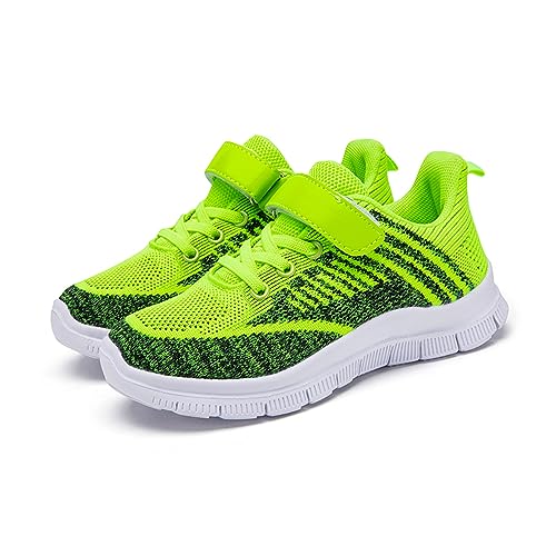 PINTUTU Turnschuhe Jungen Mädchen Leicht Sportschuhe - Sneaker Kinder Atmungsaktiv Mesh Hallenschuhe Outdoor Laufschuhe Modische Schuhe rutschfest Kinderschuhe Freizeitschuhe Tennisschuhe 28-40 von PINTUTU