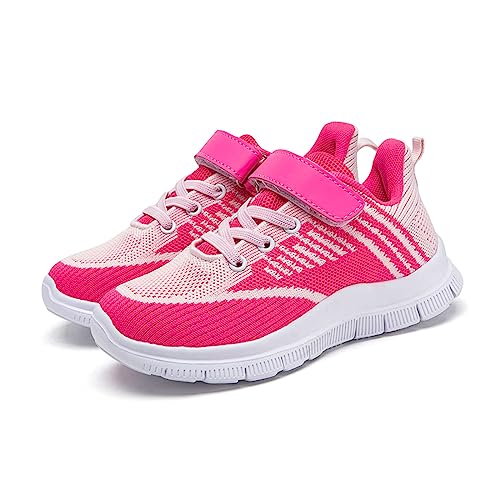PINTUTU Turnschuhe Jungen Mädchen Leicht Sportschuhe - Sneaker Kinder Atmungsaktiv Mesh Hallenschuhe Outdoor Laufschuhe Modische Schuhe rutschfest Kinderschuhe Freizeitschuhe Tennisschuhe 28-40 von PINTUTU