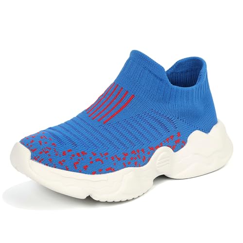 PINTUTU Turnschuhe Mädchen Jungen Leicht Sportschuhe - Sneaker Kinder Atmungsaktiv Mesh Hallenschuhe Outdoor Laufschuhe Modische Schuhe rutschfest Kinderschuhe Freizeitschuhe Tennisschuhe Leicht von PINTUTU
