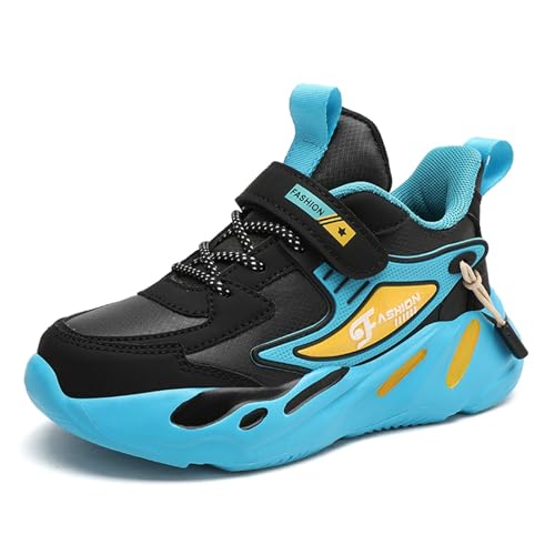 PINTUTU Turnschuhe Mädchen Jungen Leicht Sportschuhe - Sneaker Kinder Wasserdichtes Outdoor Laufschuhe Modische Schuhe rutschfest Kinderschuhe Freizeitschuhe Tennisschuhe Hallenschuhe Leicht von PINTUTU