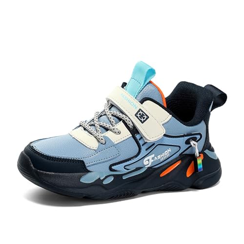 PINTUTU Turnschuhe Mädchen Jungen Leicht Sportschuhe - Sneaker Kinder Wasserdichtes Outdoor Laufschuhe Modische Schuhe rutschfest Kinderschuhe Freizeitschuhe Tennisschuhe Hallenschuhe Leicht von PINTUTU