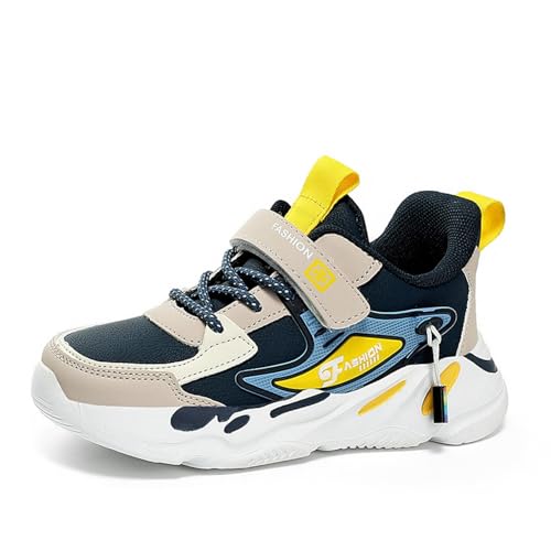 PINTUTU Turnschuhe Mädchen Jungen Leicht Sportschuhe - Sneaker Kinder Wasserdichtes Outdoor Laufschuhe Modische Schuhe rutschfest Kinderschuhe Freizeitschuhe Tennisschuhe Hallenschuhe Leicht von PINTUTU