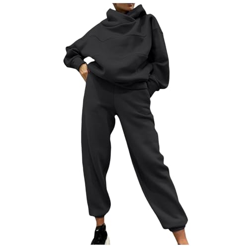 Trainingsanzug Damen Freizeitanzug Hausanzug Damen Kuschelig Große Größen Loungewear 2Pac Jogginganzug Damen Set Tracksuit Women Zweiteiler 2 Teiler Damen Jogginganzüge Trainingsanzüge Zweiteilige von PINTUTU