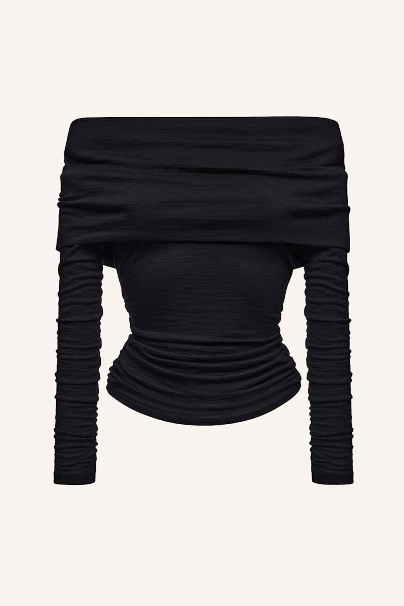 Pinxit Pullover Off-The-Shoulder-Pullover schwarz Pinxit Pullover Off-The-Shoulder-Pullover schwarz von PINXIT