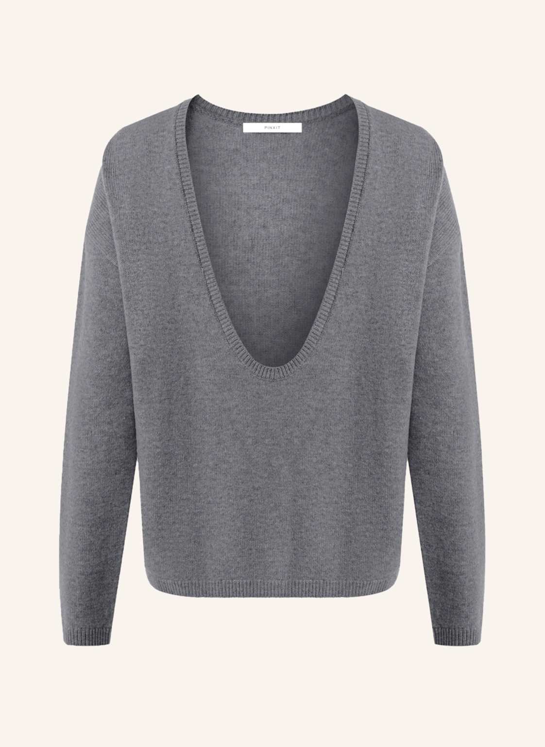 Pinxit Pullover Strickpullover grau von PINXIT