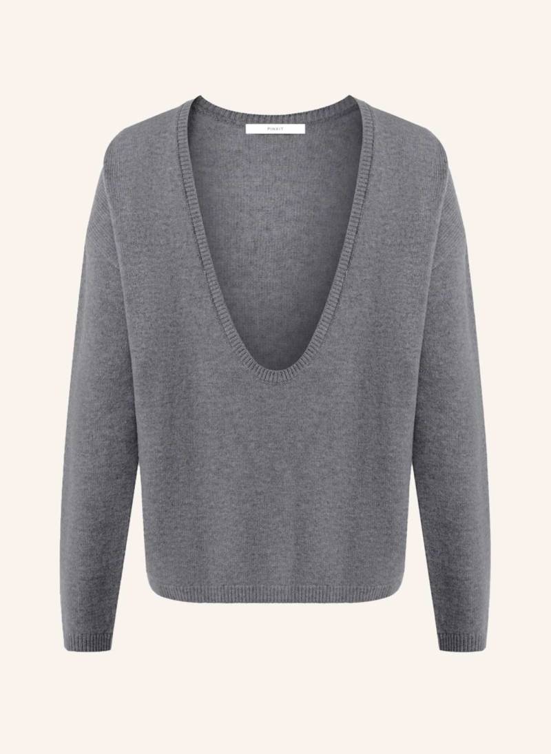 Pinxit Pullover Strickpullover grau von PINXIT