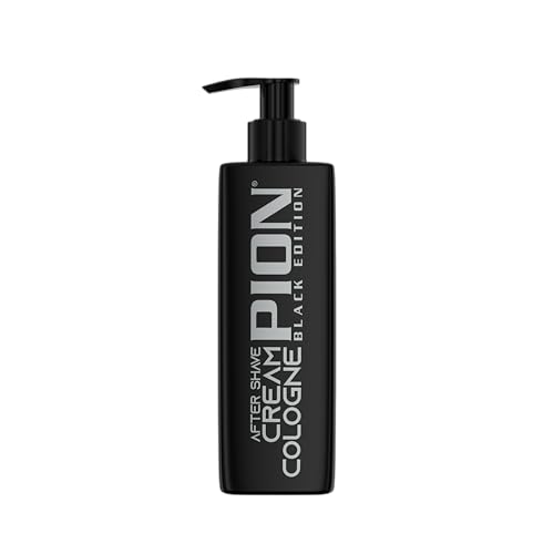 Pion Black Edition Silver After Shave Cream Cologne 200 ml - Relaxing Cream Cologne für Herren - Beruhigender, Entspannender und Kühlender Aftershave-Balsam - Privater und Professioneller Gebrauch von PION