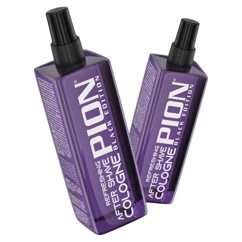 Pion Black Edition PC08 Amethyst After Shave Barber Cologne 390 ml - Erfrischende Eau De Cologne für Herren von PION