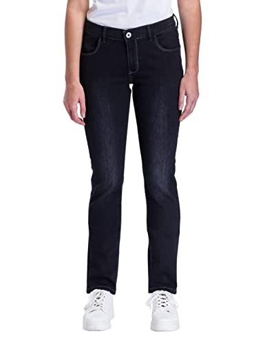 PIONEER AUTHENTIC JEANS Damen Jeans Sally | Frauen Hose | Gerade Passform | Black/Black Used 9802 | 44W - 32L von PIONEER AUTHENTIC JEANS